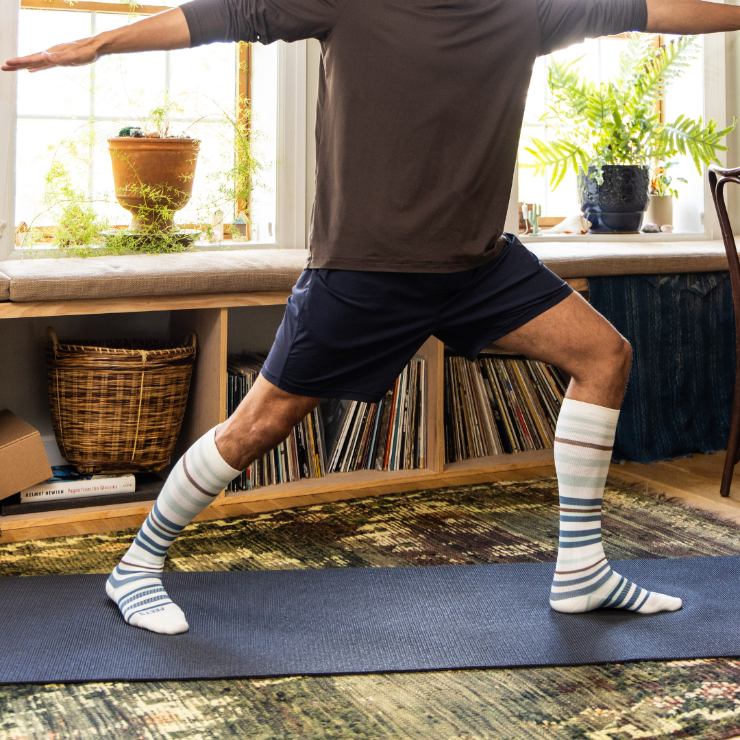 FlowFiber® Compression Socks - Multi-Stripe