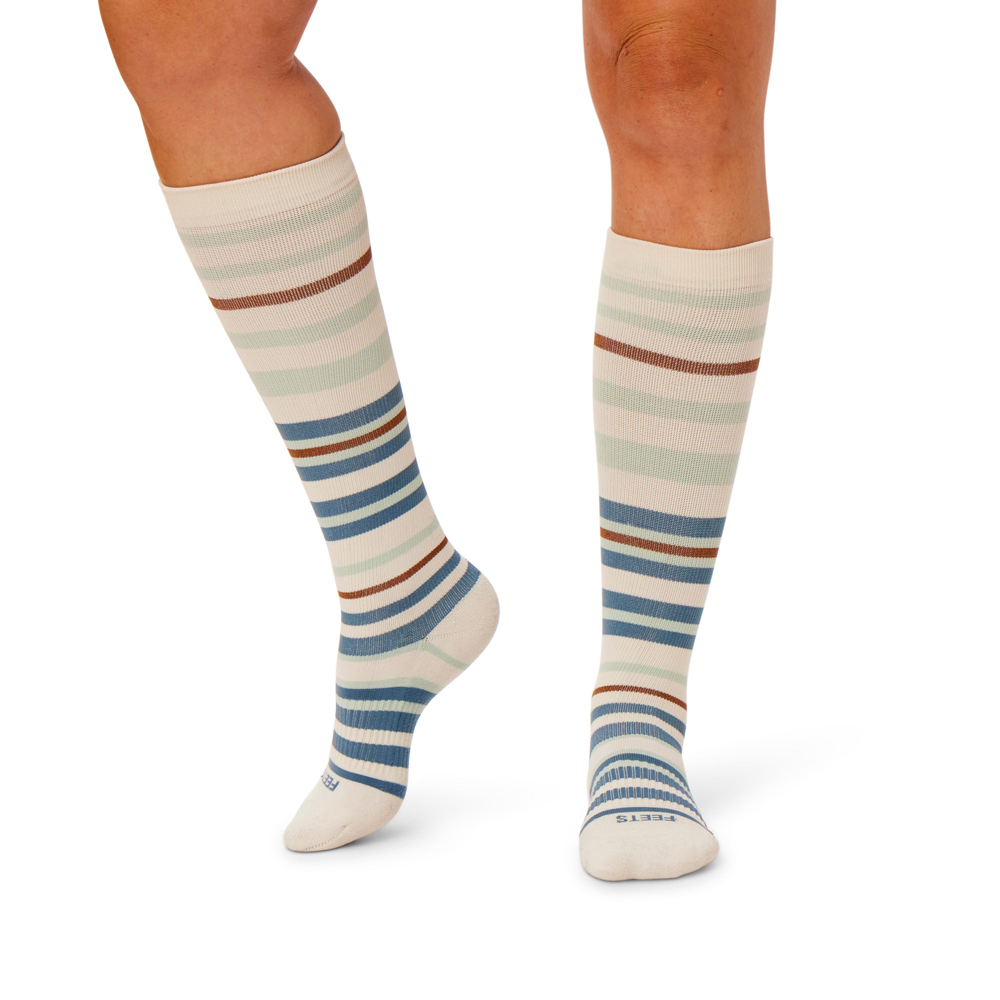 FlowFiber® Compression Socks - Multi-Stripe